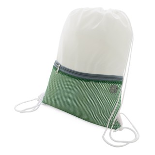 Mochila saco con salida para auriculares publicitaria